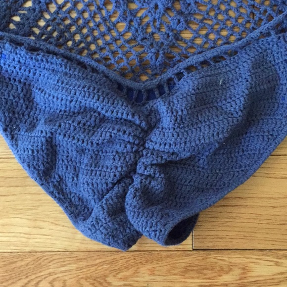 One piece crotchet blue bathing suit by Doll & Co - Picture 6 of 8